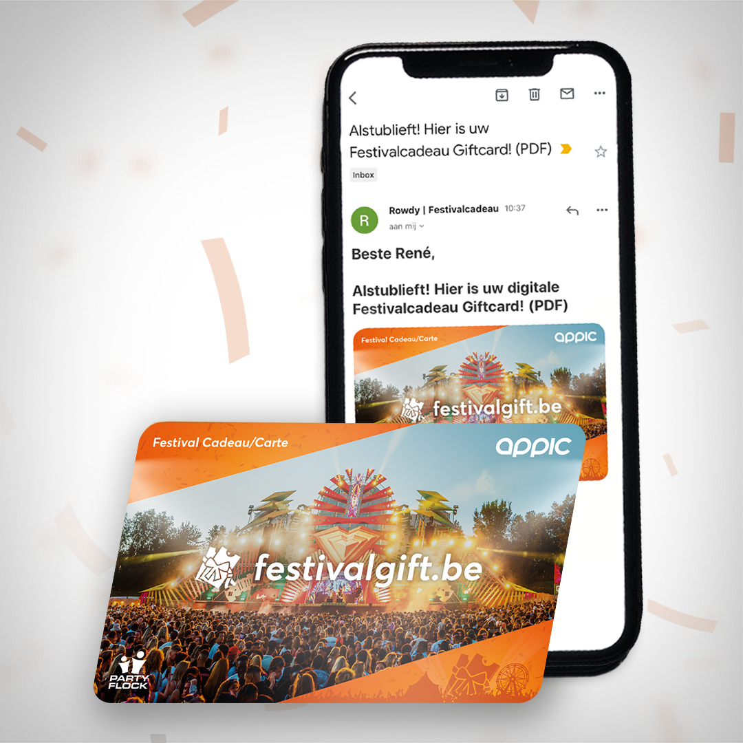 Festival Cadeaukaart confetti ...