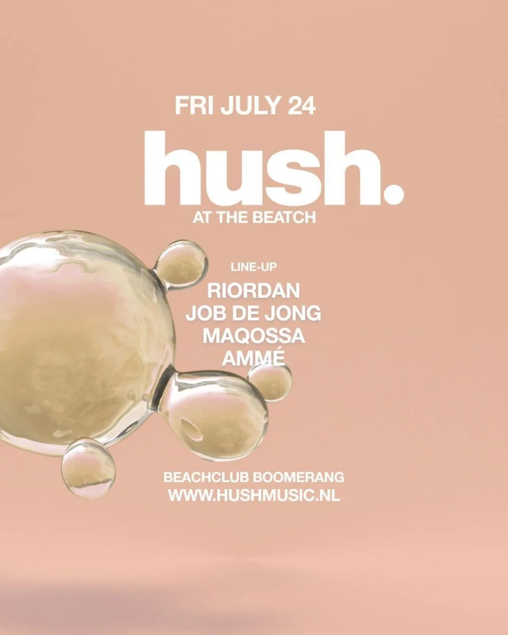 hush. · At The Beach