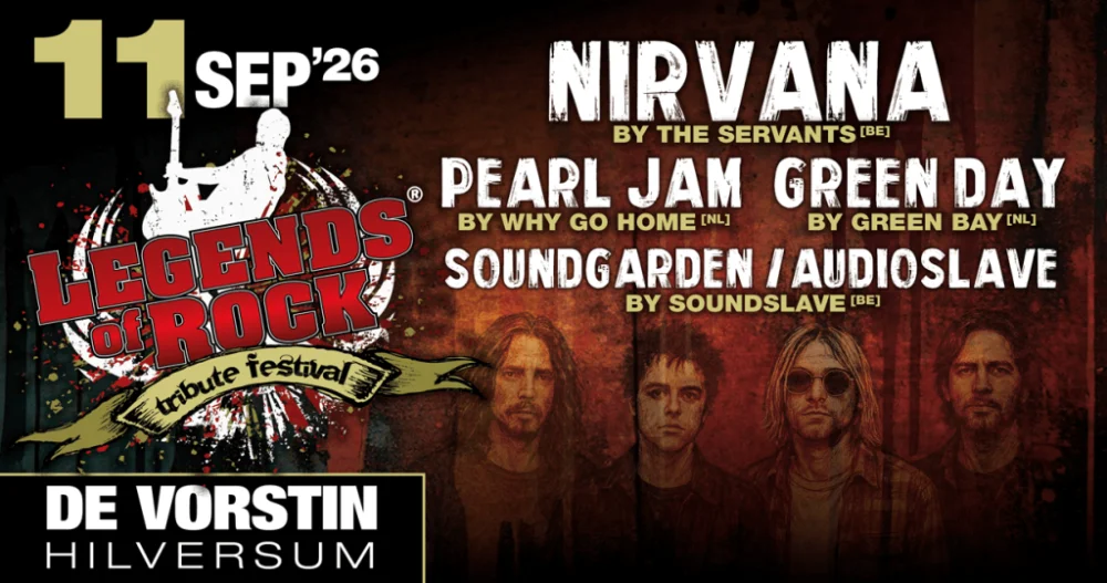 Legends of Rock Tribute Festival - Hilversum 11 september 2026