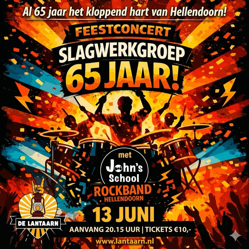 Feestconcert Slagwerkgroep 65 jaar!