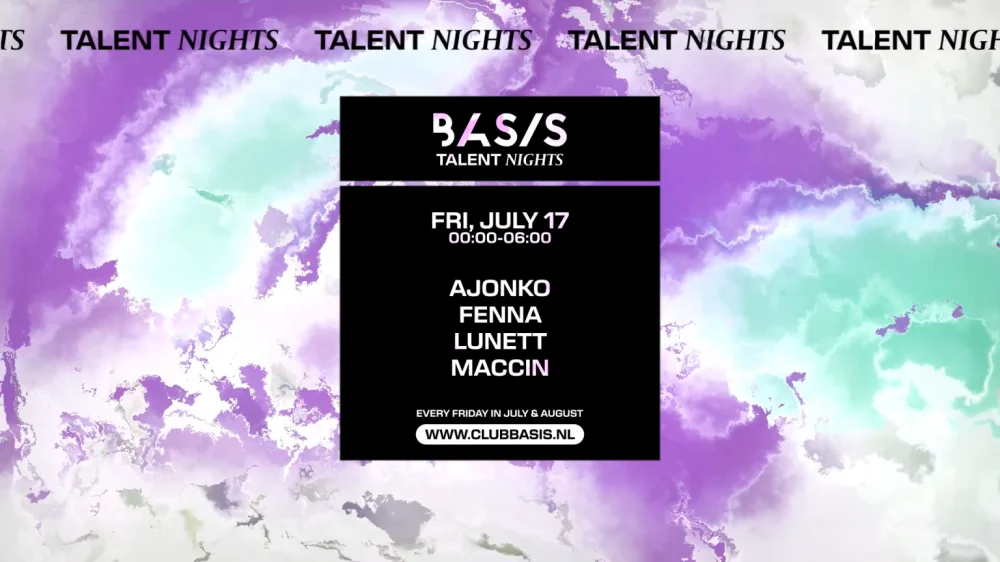 Basis Talent Night/ Ajonko/ Fenna/ Lunett/ Maccin