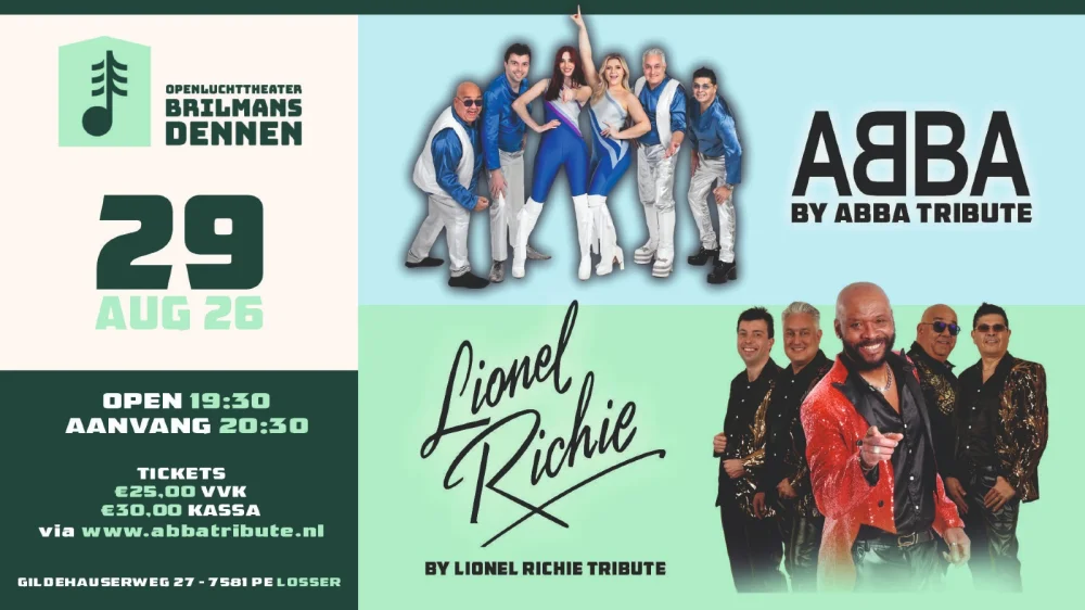 Abba & Lionel Richie Tribute Olt Brilmansdennen Losser 2026