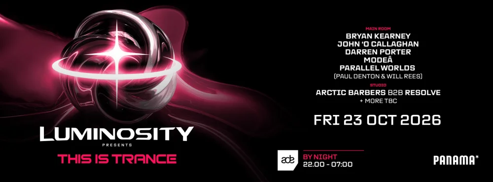 Panama - Luminosity – This is trance – Ade Night Event